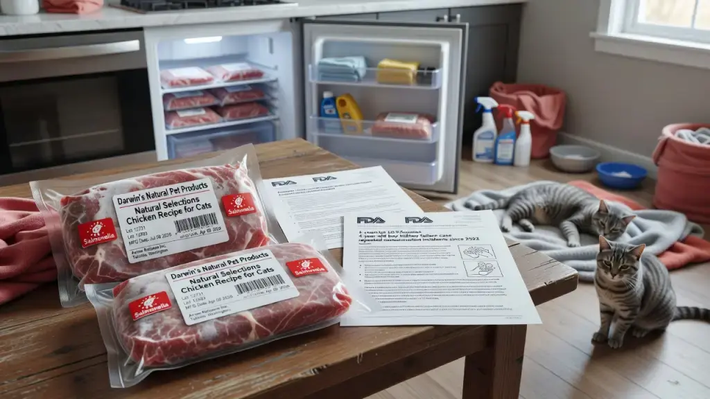 FDA Warns Cat Owners About Darwin's Chicken Recipe Over Salmonella